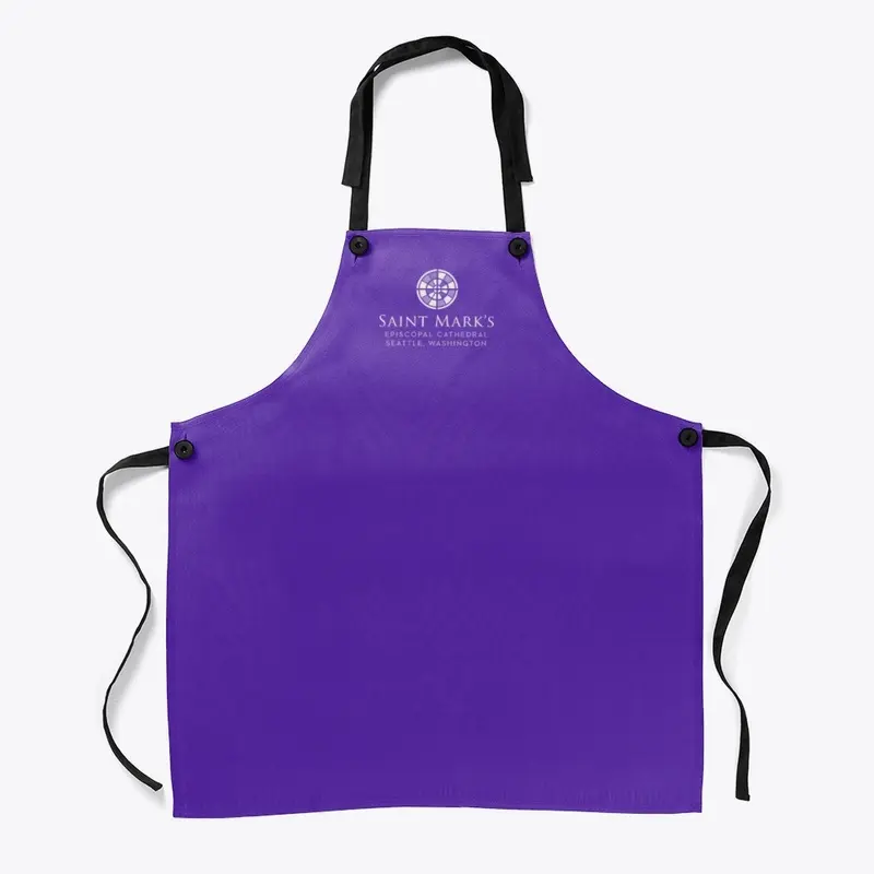 Apron with logo